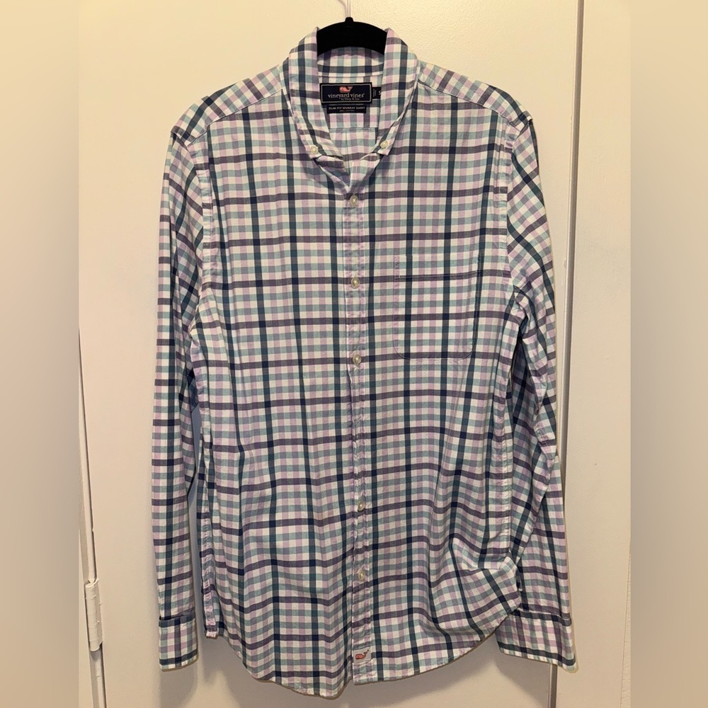 Vineyard Vines Men’s Small Slim Fit Murray Shirt - LS